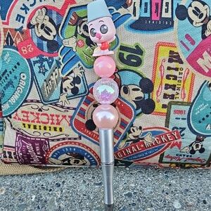 Pink and Silver Kids Toy Wand